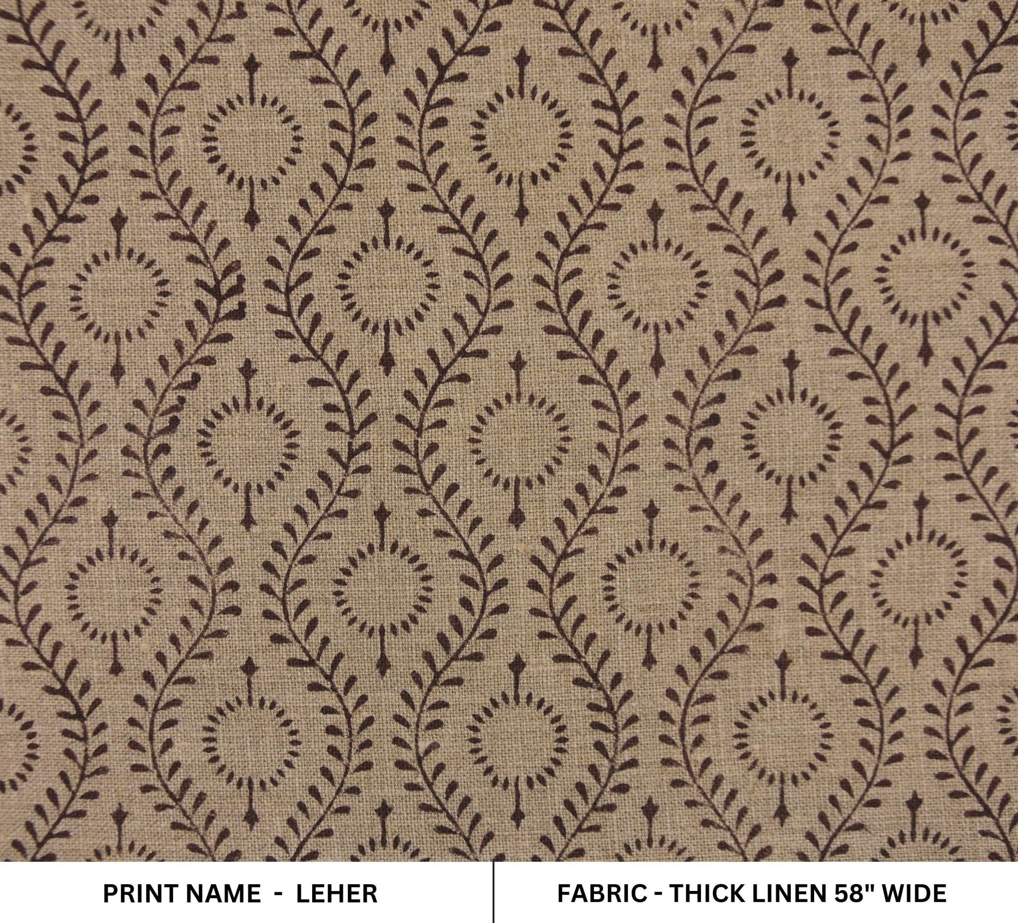 brown fabric