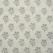 Linen Block Print Fabric Linen Blend 58 Inch Width Light Weight Linen Natural Base Color Curtains and Drapes Upholstery Handmade Art Pillow Covers Tablecloths and Runners Lampshades Napkins by Fabritual