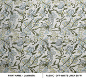 Jamnotri Thick Linen  Most Popular Block Print Fabric In Summers  Best For Upholstery,Cushion Cover,Sofa/Chair Cover And Other Crafts
