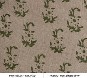 Block Print Linen Fabric, Patjhad  Linen Block Print Block Print Fabric, Fabric By The Yard, Indian Linen Fabric, Cushion Fabric, Upholstery Fabric, Home Decors