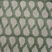 Linen Block Print Fabric 58 Inch Width Heavy Weight Linen Natural Base Color Curtains and Drapes Upholstery Handmade Art Pillow Covers Tablecloths and Runners Bedding Tote Bag Lampshades Napkins