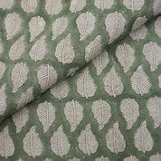 Linen Block Print Fabric 58 Inch Width Heavy Weight Linen Natural Base Color Upholstery Handmade Art Pillow Covers Tablecloths and Runners Bedding Tote Bag Lampshades Napkins by Fabritual