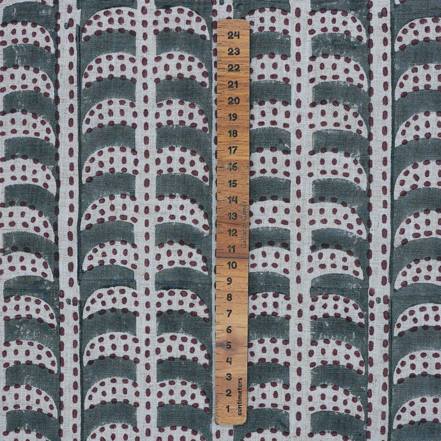 Handcrafted Floral Gray Linen Fabric Garud Design for Drapes & Curtains