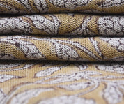 Linen Block Print Fabric 58 Inch Width Heavy Weight Linen Natural Base Color Curtains and Drapes Upholstery Handmade Art Pillow Covers Tablecloths and Runners Bedding Tote Bag Lampshades Napkins