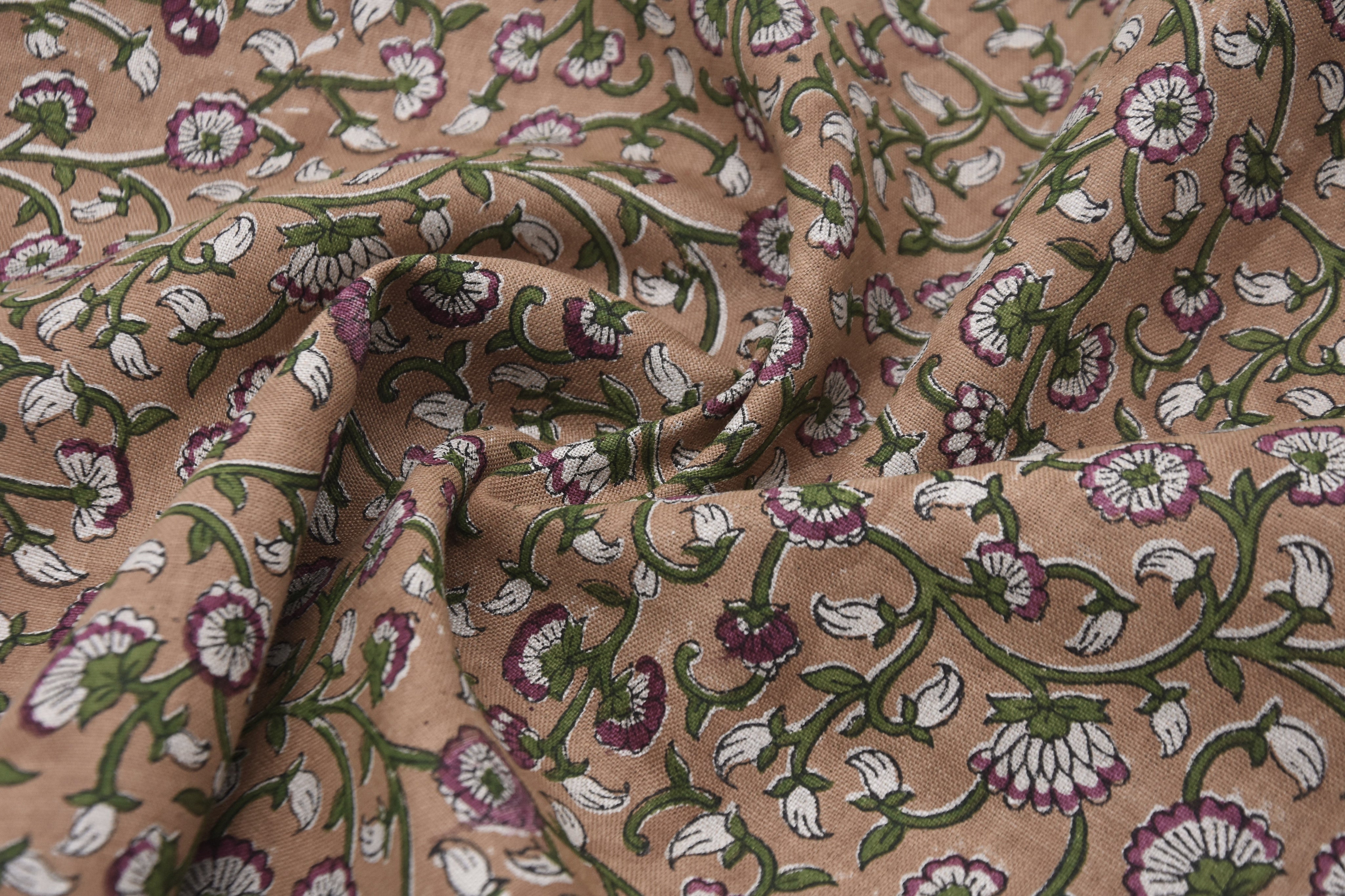 Window curtains pure linen 58" wide, Indian fabric, fabric couch cushion cover, linen pillows and table cloth, home décor - HIMACHAL