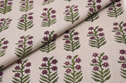 Indian fabric, window curtains pure linen 58" wide, linen pillows and table cloth, home décor, fabric couch cushion cover - INDERDHANUSH