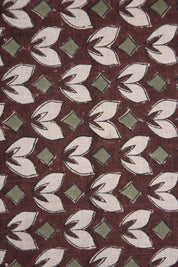 Linen block print pure linen 58" wide, fabric pillows and cushions, printed curtains, Indian fabric - TITLEE