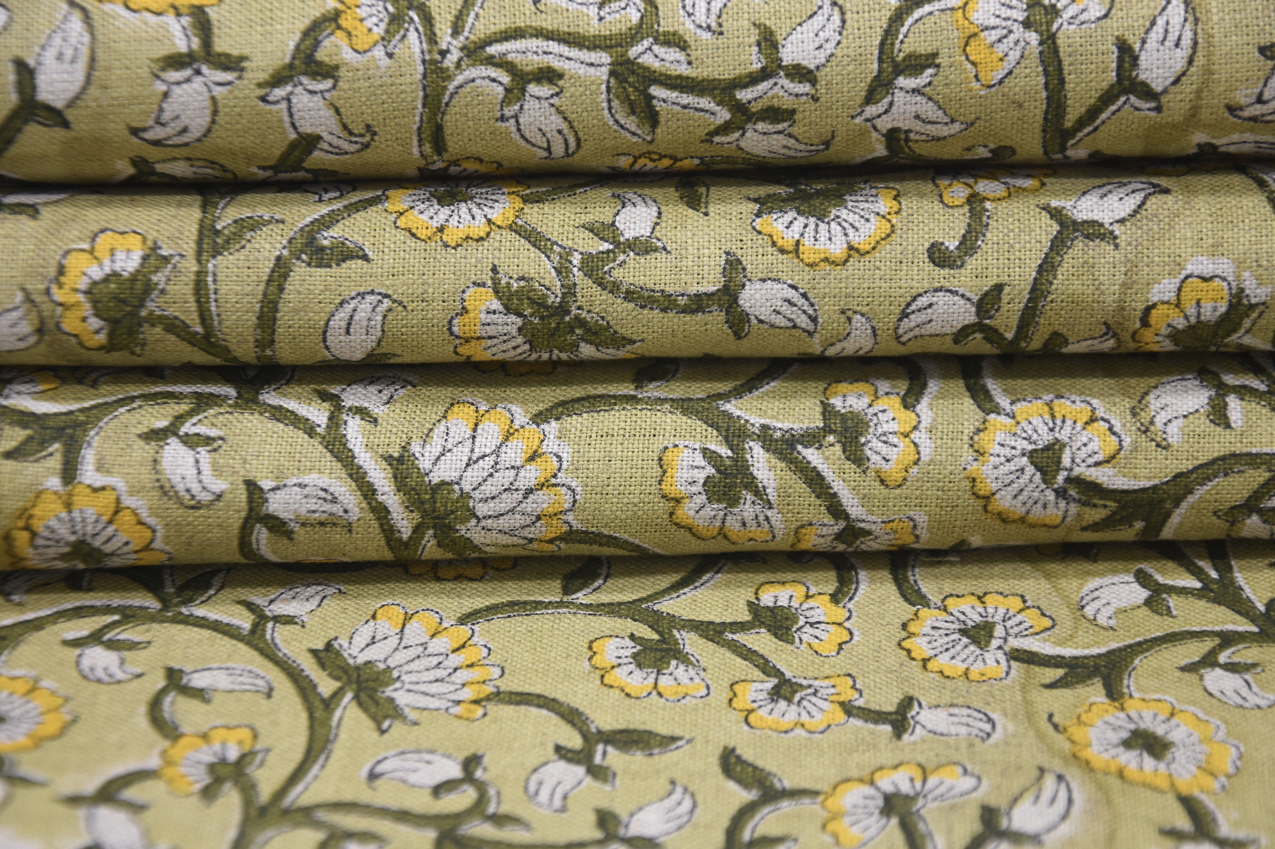 Cushion cover fabric, window curtains pure linen 58" wide, Indian fabric, linen couch cover, linen pillows and table cloth - HIMACHAL