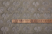 Fabric for window curtains, pure linen 58" wide, premium fabric for pillow cover, cushion cover, table napkins - MASHROOM