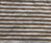 Natural pure Linen 58" Wide block print fabric, upholstery, Modern fabric, Handloom Linen by yard, Pillow covers - Ziba
