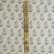 HAND BLOCK PRINT LINEN BLEND FABRIC DECORATIVE TABLE LINENS AND DRAPERY CURTAINS - PATHJHAD