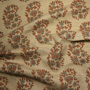Anarkali Homedecor Linen Fabric, Block Print Fabric, India Fabric, Luxury Fabric The Yard, Linen Tablecloth Fabric  100% Natural Linen