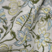 Jamnotri Thick Linen  Most Popular Block Print Fabric In Summers  Best For Upholstery,Cushion Cover,Sofa/Chair Cover And Other Crafts