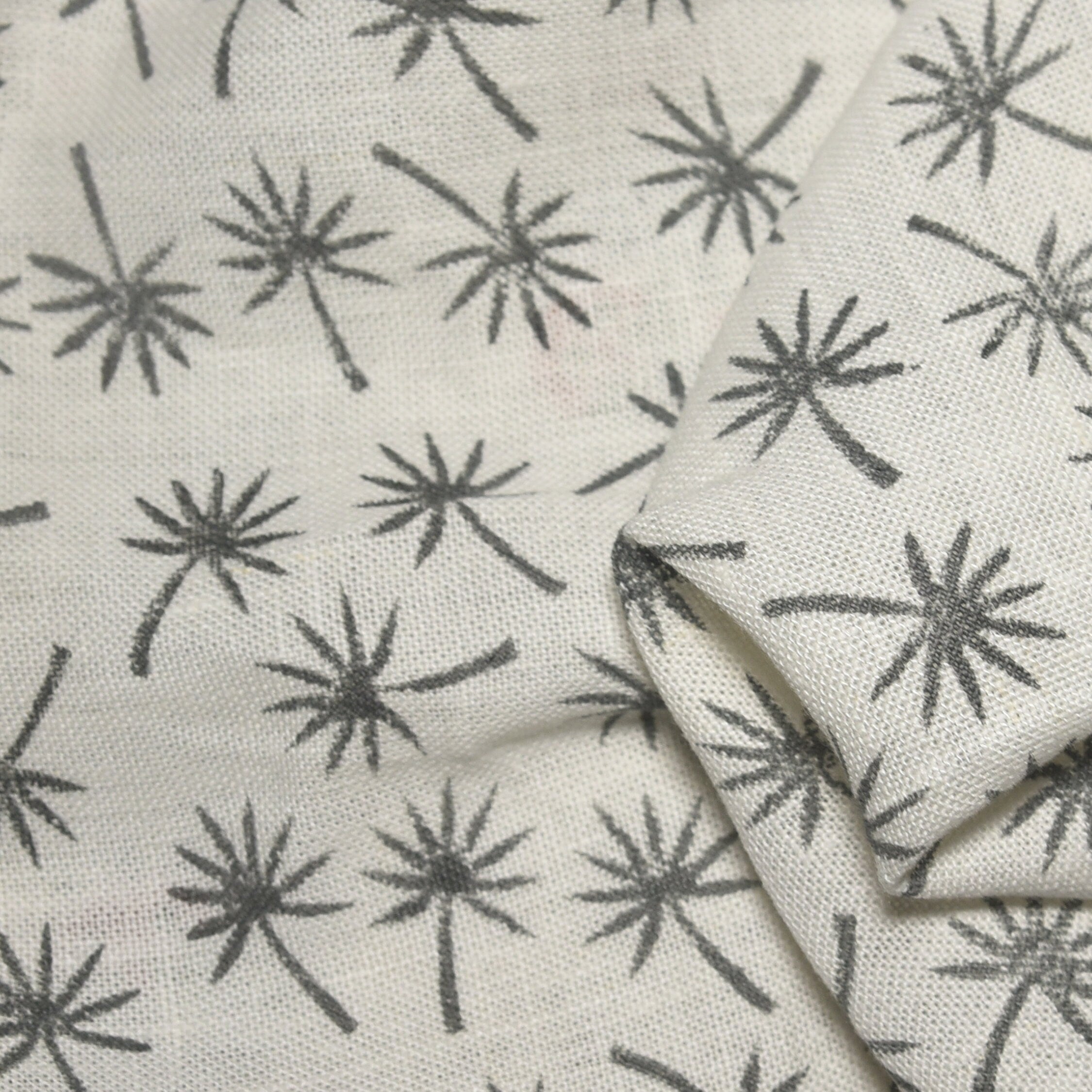 Coconut Tree  Most Popular Block Print Fabric In Summers  Best For Upholstery, Cushion Cover, Sofa/Chair Cover, And Other Crafts