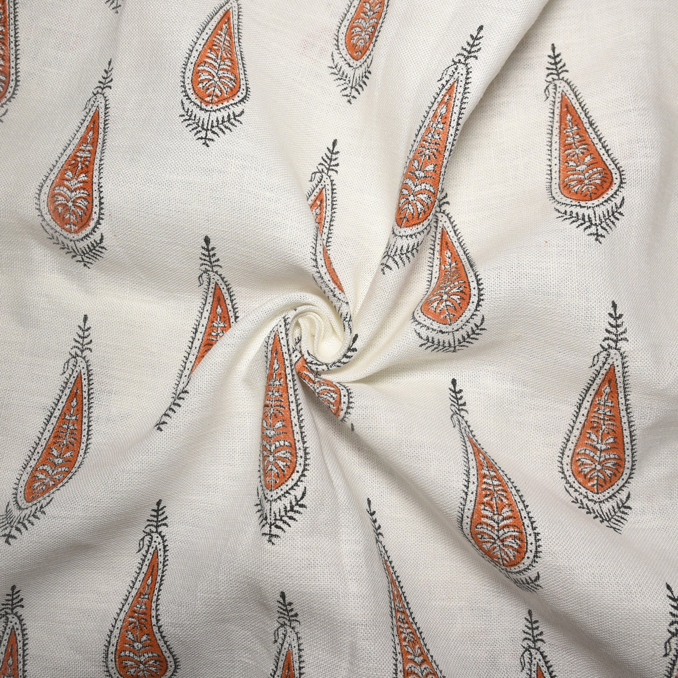 Block Print Linen Fabric, Traci  Fabric  Most Popular Block Print Fabric In Summers  Best For Upholstery, Cushion Cover, Sofa/Chair Cover, And Other Crafts