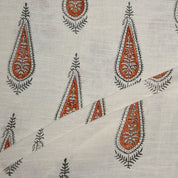 Block Print Linen Fabric, Traci  Fabric  Most Popular Block Print Fabric In Summers  Best For Upholstery, Cushion Cover, Sofa/Chair Cover, And Other Crafts