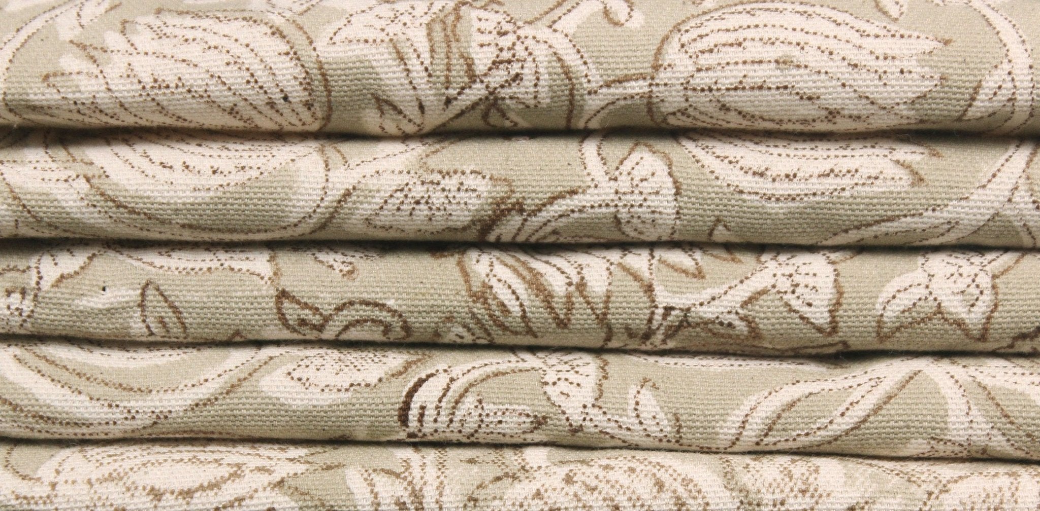 8 Kamal  Floral Linen Block Print Fabric, Indian Handmade Art  Pillowcase Fabric, Upholstery & Curtains