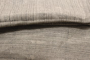 Black Leheriya  100% Flax Linen With Block Print  Handmade Wood Blocked Printing  Indian Fabrics By The Yard  Upholstery & Pillow Decors
