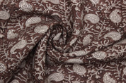Block Print Linen Fabric, Keri Jaal   Block Print  Handloom Linen,By Yard Linen Fabric, Block Print Fabric, Fabric From India, Homedecors, Upholsteryfurnishing