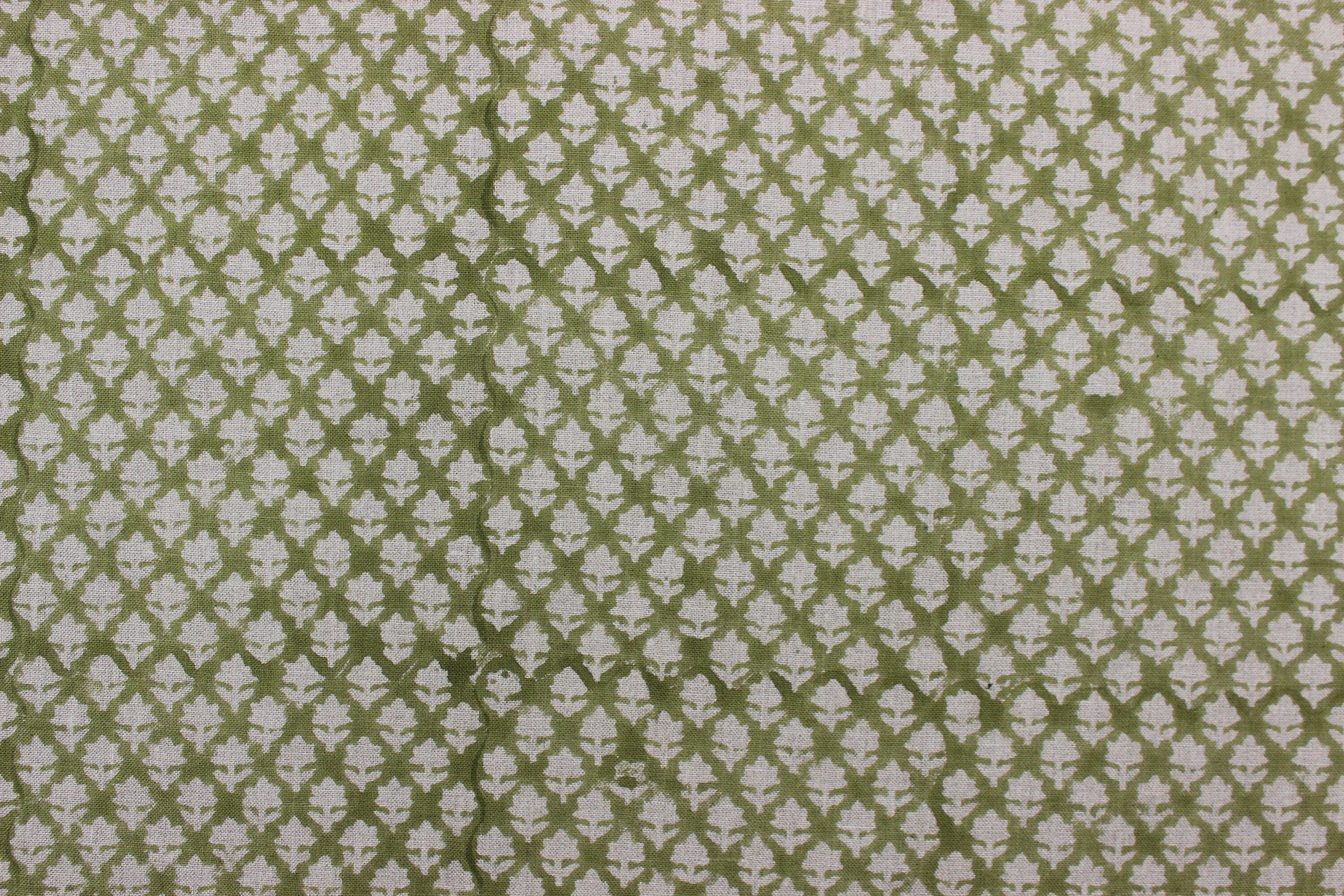 Block Print Linen Fabric, Pink City   Handmade Art Fabric, Block Print Fabric By The Yard, Indian Fabrics, Floral Print Fabric, Fabric For Cushions  Upholstery