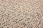 Block Print Linen Fabric, Kyari Grey Hand Made Block Print Fabric, Handblock Linen Printed Fabric By The Yard  Uses  Curtains And Pillow Covers, Upholstery