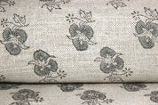 Chittaranjan  Heavy Linen Wood Block Print Fabric  Handmade Indian Art  Sustainable And Natural Linen/Cotton Fabrics