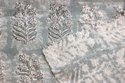 Inderdhanush  Heavy Linen Block Print Fabric Indian Hand Made Art Home Decor