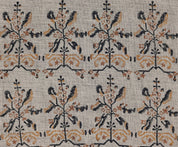 Block Print Linen Fabric, Nakshtra  Black Yellow  100% Natural Linen With Handmade Wood Block Print  Organic And Sustainable Fabric  Home & Interior Decor, Pillow