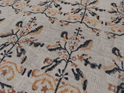 Block Print Linen Fabric, Nakshtra  Black Yellow  100% Natural Linen With Handmade Wood Block Print  Organic And Sustainable Fabric  Home & Interior Decor, Pillow