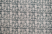 Block Print Linen Fabric, Midnight Gudhal  Vintage Floral By The Yard Fabric, Block Print Fabric, Fabric With Flowers, Fabric And Textiles