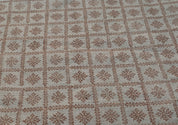 Chopad  Indian Floral Hand Block Printed 100% Linen Cloth, Fabric By The Yard, Fabric For Curtains Pillows Fabric