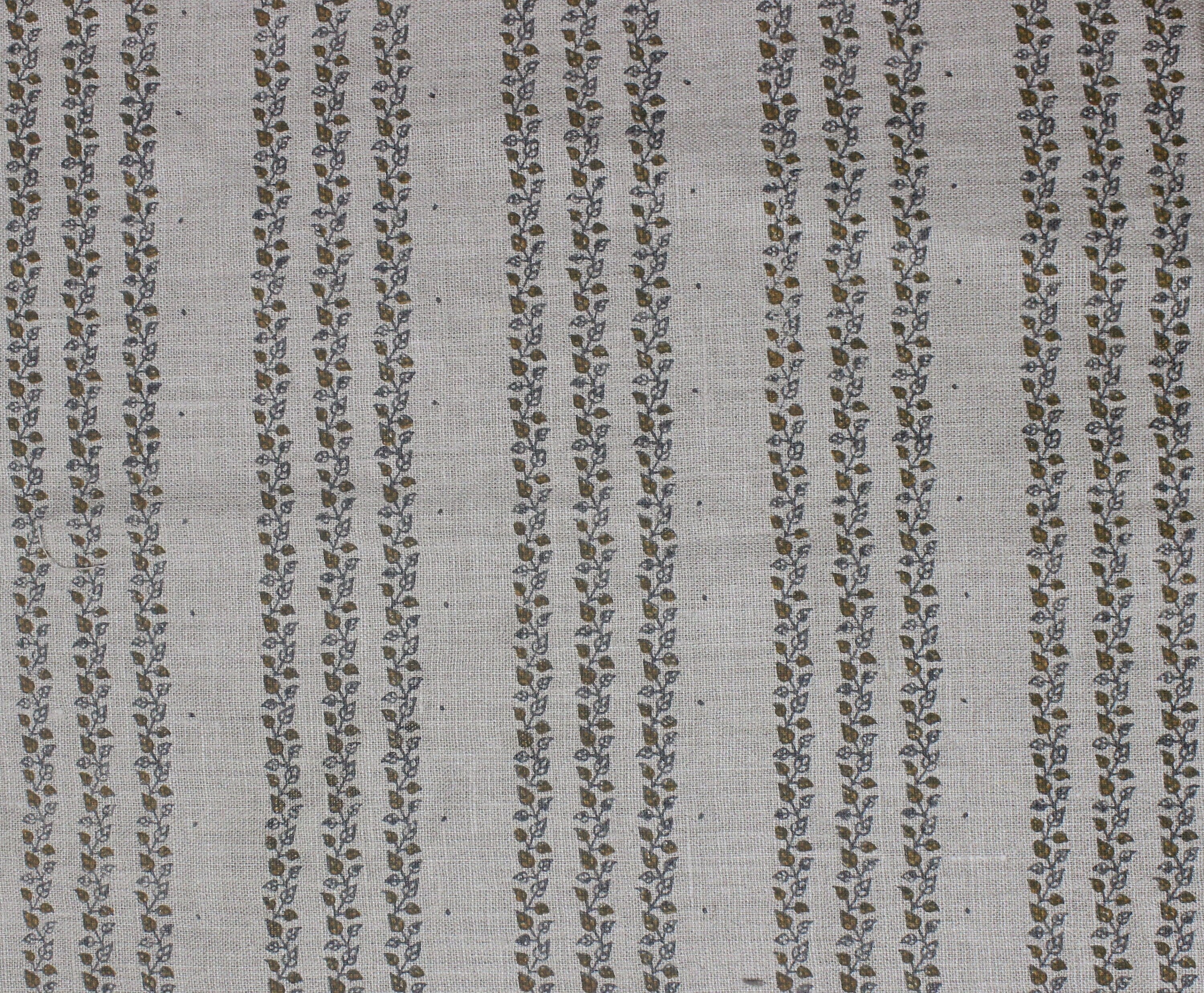 Block Print Linen Fabric, Rakhiphool  Hand Block Printed Fabric, Linen Fabric, Indian Fabric, Fabric By Yard, Block Printed Linen Pillow Covers