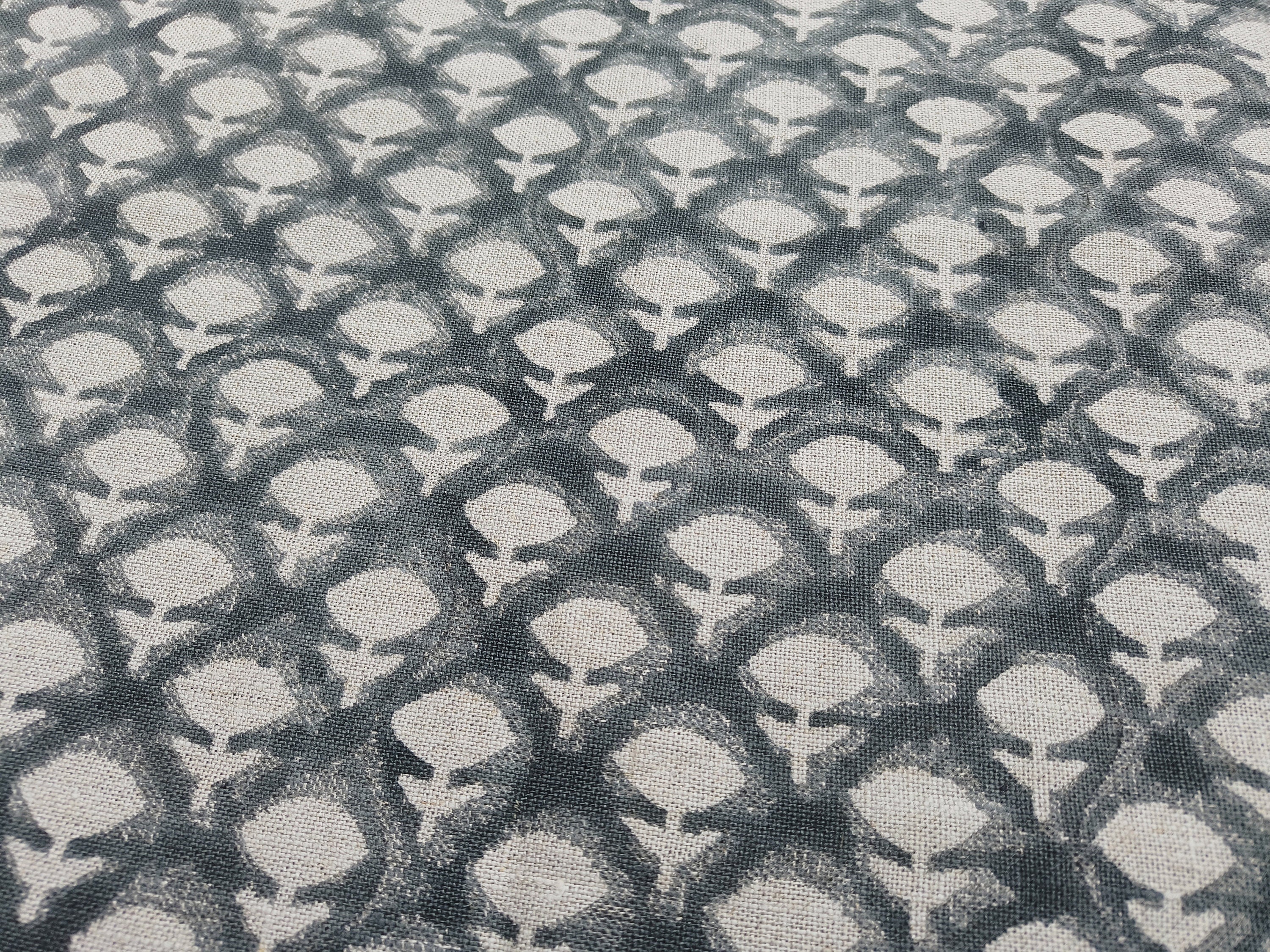 Jadi Buti  Block Print Fabric, Indian Block Print Fabric, Block Print Fabric By The Yard