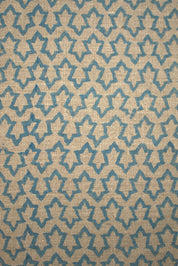 Block Print Linen Fabric, Zig Zag  Block Print Handloom Linen Fabric Linen Fabric Flower Light Tan Colour,Home Decor, Upholstery Fabric,Pillow Cover, Table Cloth