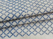 Block Print Linen Fabric, Mugaljaal  Handmade Home Decor Pillow Cover, Cushions  Block Print Fabric, Heavy Linen, Indian  Print Upholstery Fabric
