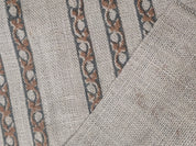 Block Print Linen Fabric, Trilane  Block Print, Indian Fabric, Block Print Pillow Covers, Block Printed Upholstery, Designer Floral Fabric