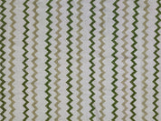 Block Print Linen Fabric, Surekha  Linen Print Fabric, Green Block Print Fabric, Fabric By The Yards, Block Printed Cushion Cover, Wave Pattern Fabric Upholstery