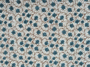 Amritvela  Block Print Linen Fabric  Printed Linen Fabric By The Yard  Best For Upholstery, Cushion Cover, Sofa/Chair Cover
