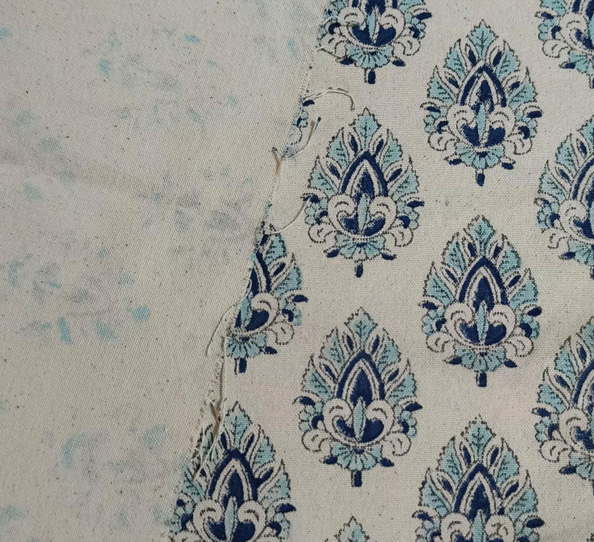 Betel Leaf Heavyweight Linen Fabric. Linen By The Yard, Indian Art Gift For Her, Boho Design, Farmhouse, Cushion Fabric, Upholstery