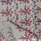 Nakshatra, Thick Linen, Hand Block Print, curtain yard, luxury fabric Linen, Sofa Cushion Fabric, printed curtains, independence day