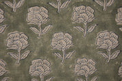 Thick linen 58" Wide, Indian Fabric Handloom Linen, Upholstery Fabric, Cushion Cover, Handprinted, Running Fabric - Rohini