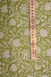 Block print thick Linen 58" Wide, hand block print, Indian Craft Fabric, Home Decor, Linen Napkins, Linen fabric -Chakri