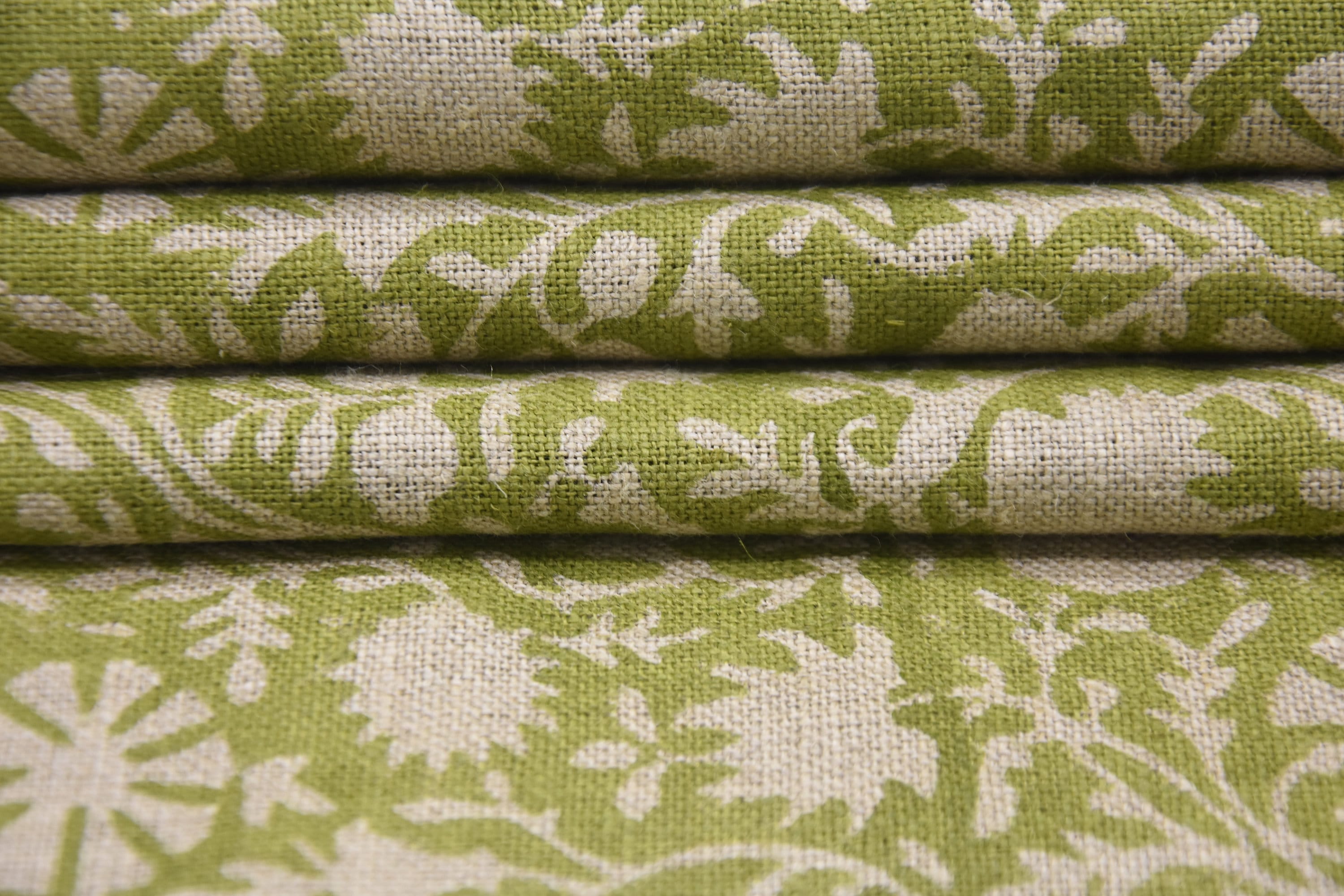 Block print thick Linen 58" Wide, hand block print, Indian Craft Fabric, Home Decor, Linen Napkins, Linen fabric -Chakri