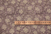 Linen fabric, thick linen 58" wide, window floral curtains, pillow cover, hand block print, heavy linen, handmade art - AMRITVELA