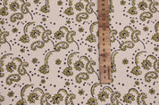 Thick cotton 44" wide fabric, cushion fabric, hand block print, Indian handmade art, windowpane, farmhouse decor - SAJAWAT