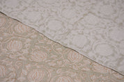 Hand block print pure linen floral handmade art, linen window curtains, pillow cover, cushions, table napkins - 6 KAMAL