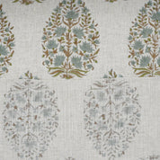 HAND BLOCK PRINT FABRIC VISCOSE LINEN UPHOLSTERY FABRIC  - KUMUD
