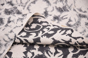 Block print thick linen fabric 58" Wide, Indian floral fabric, linen by yard, upholstery linen pillow covers - Tishna