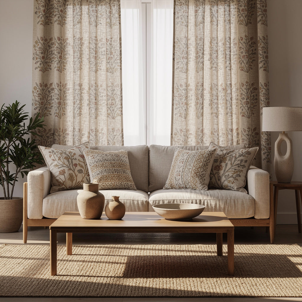 Exploring the Sustainable Charm of Block-Printed Linen Fabrics for Your Home