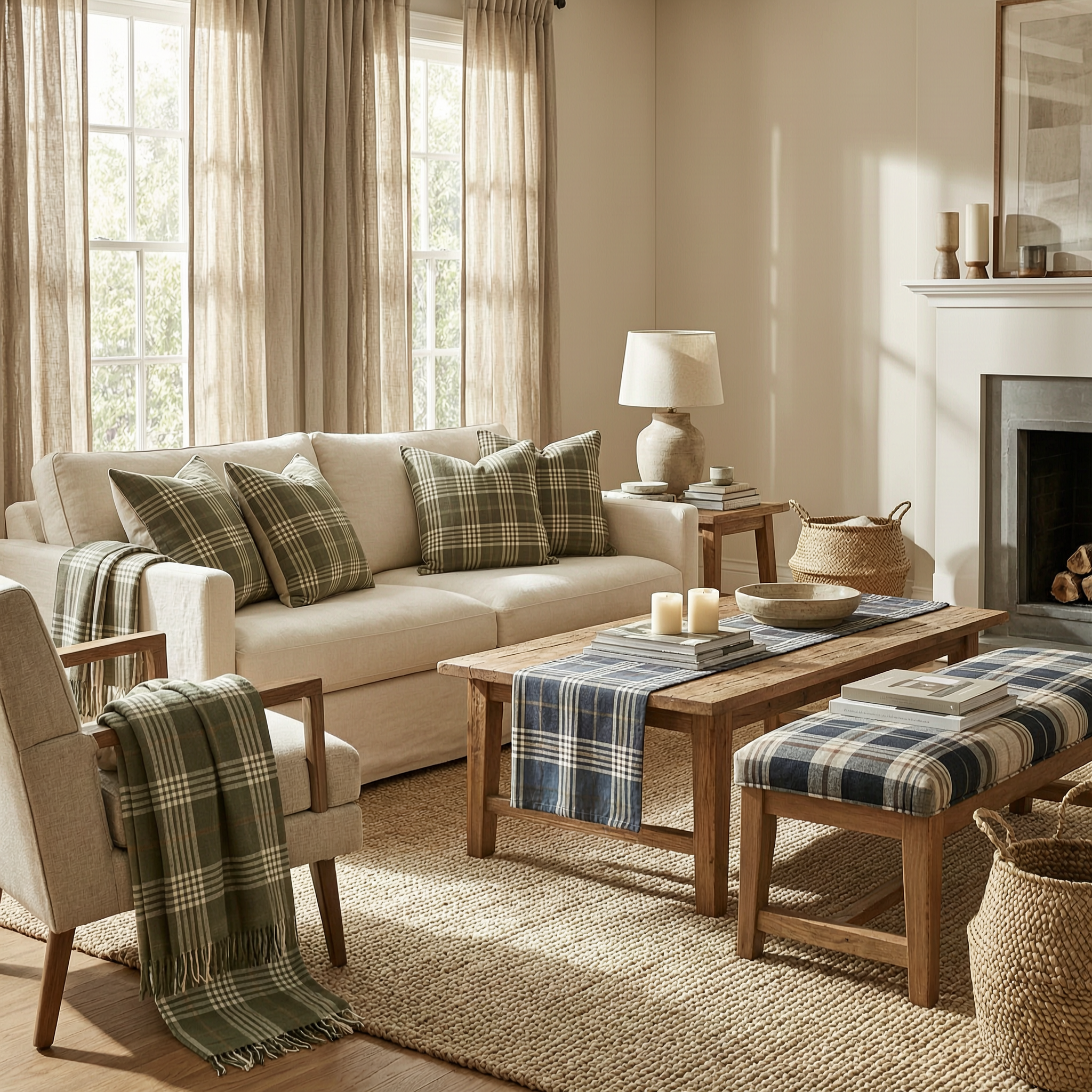 10 Fresh Ways to Use Plaid Cotton Fabric in 2026 Decor